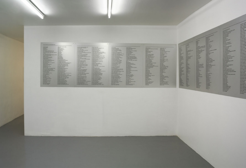 The Victims of Guantanamo Bay (Memorial) - Gianni Motti