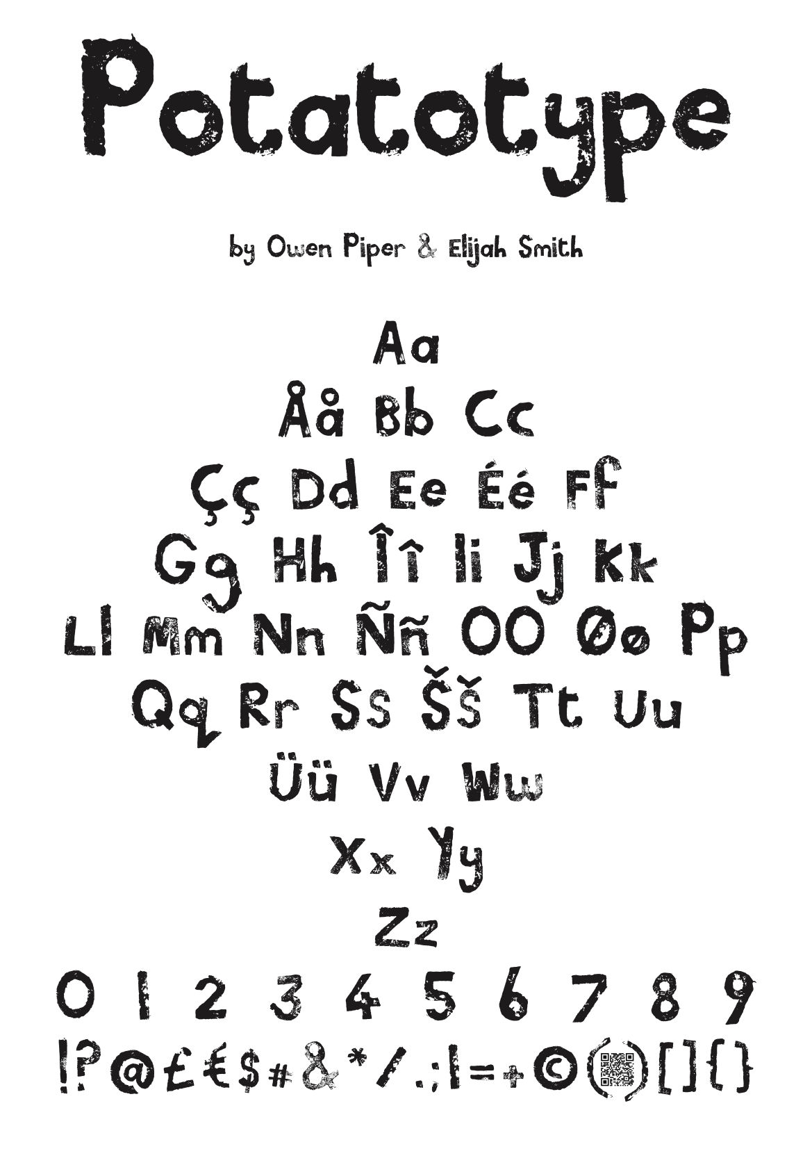 POTATOTYPE FONT