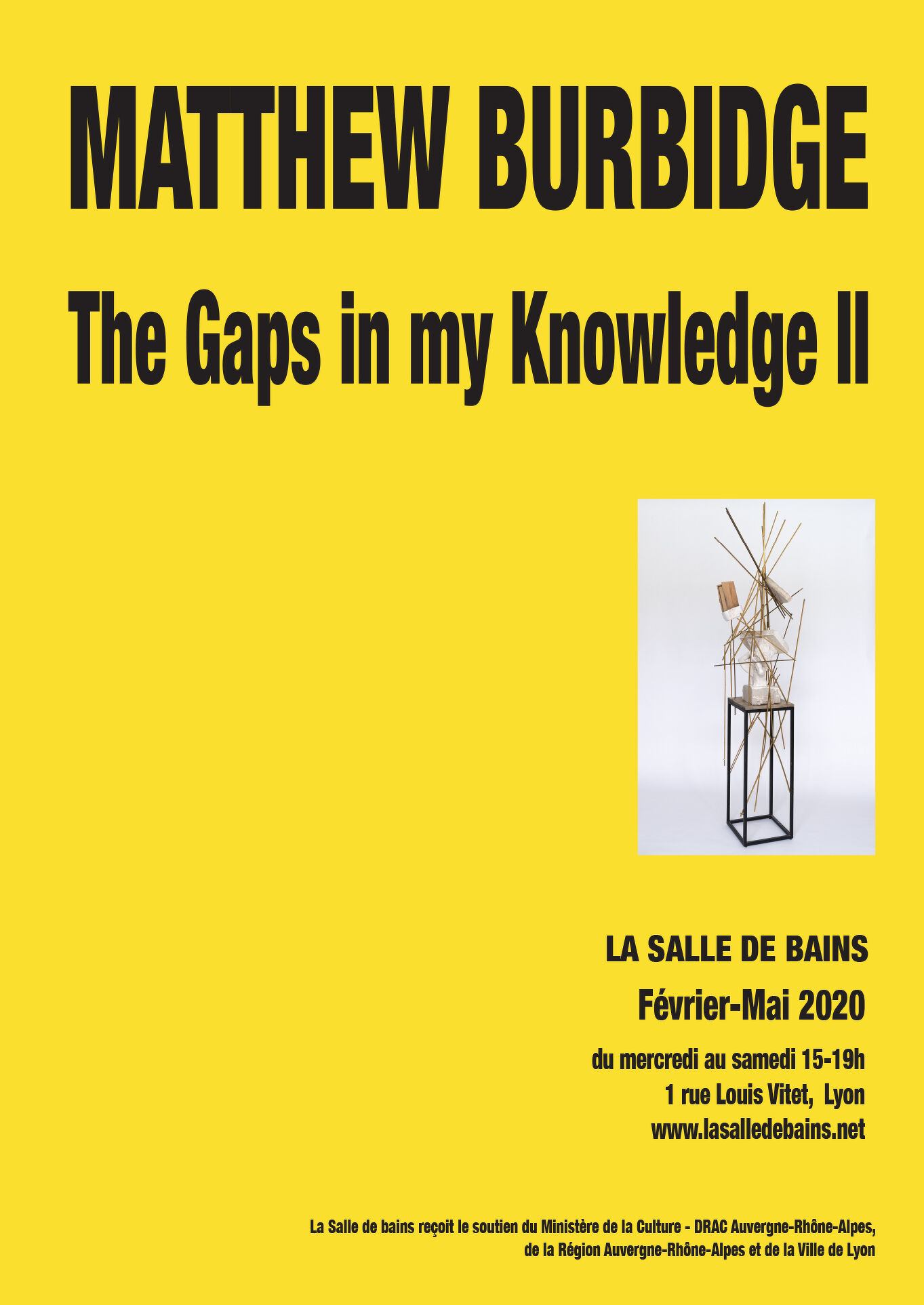 The Gaps in my Knowledge II - salle 1