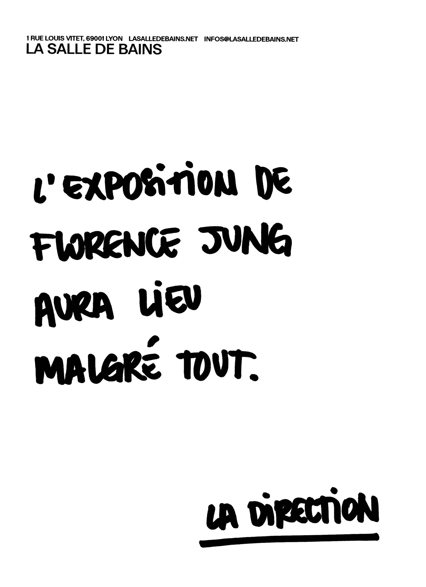 affiche florence jung