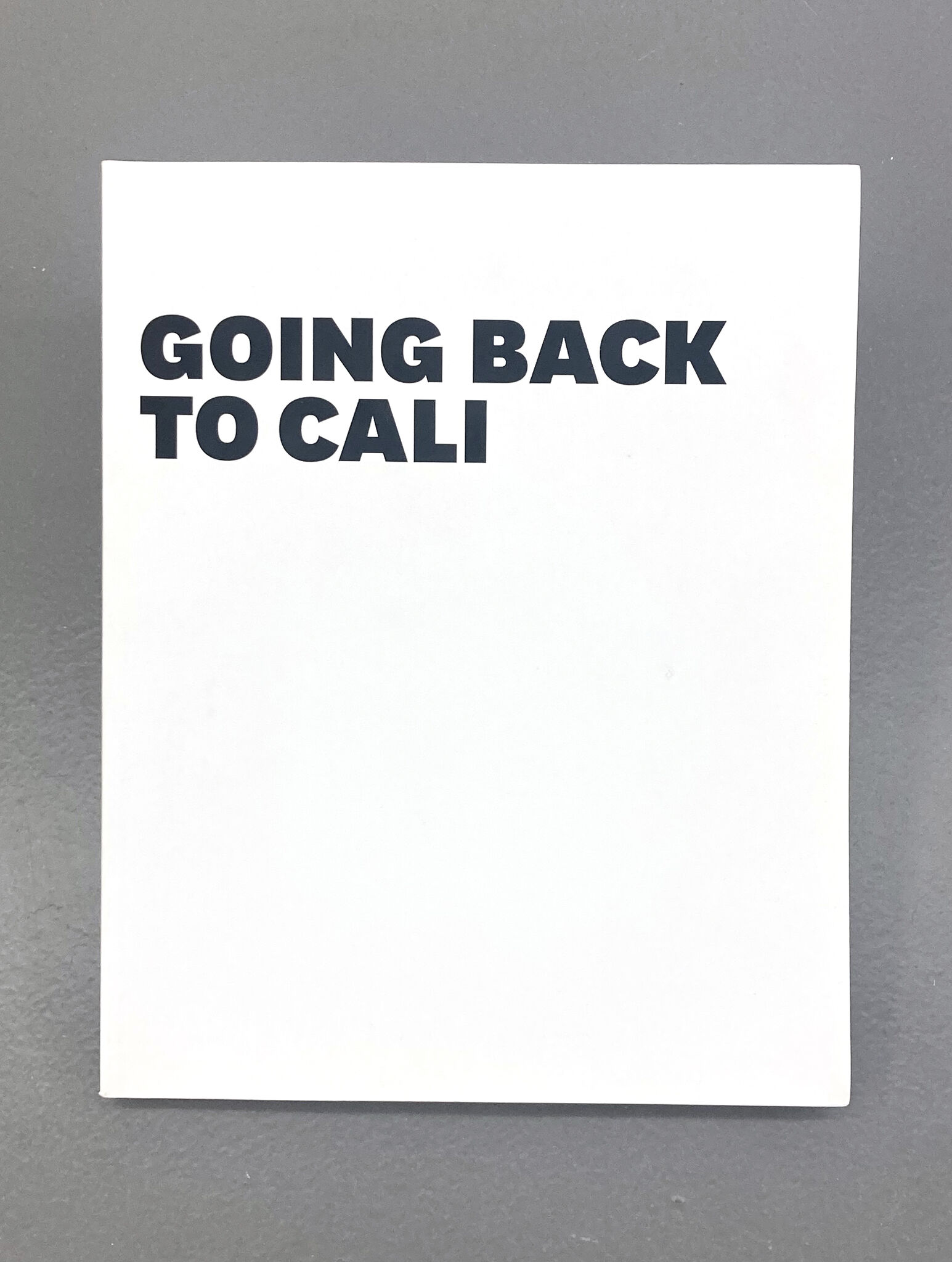 Going Back to Cali São Paulo