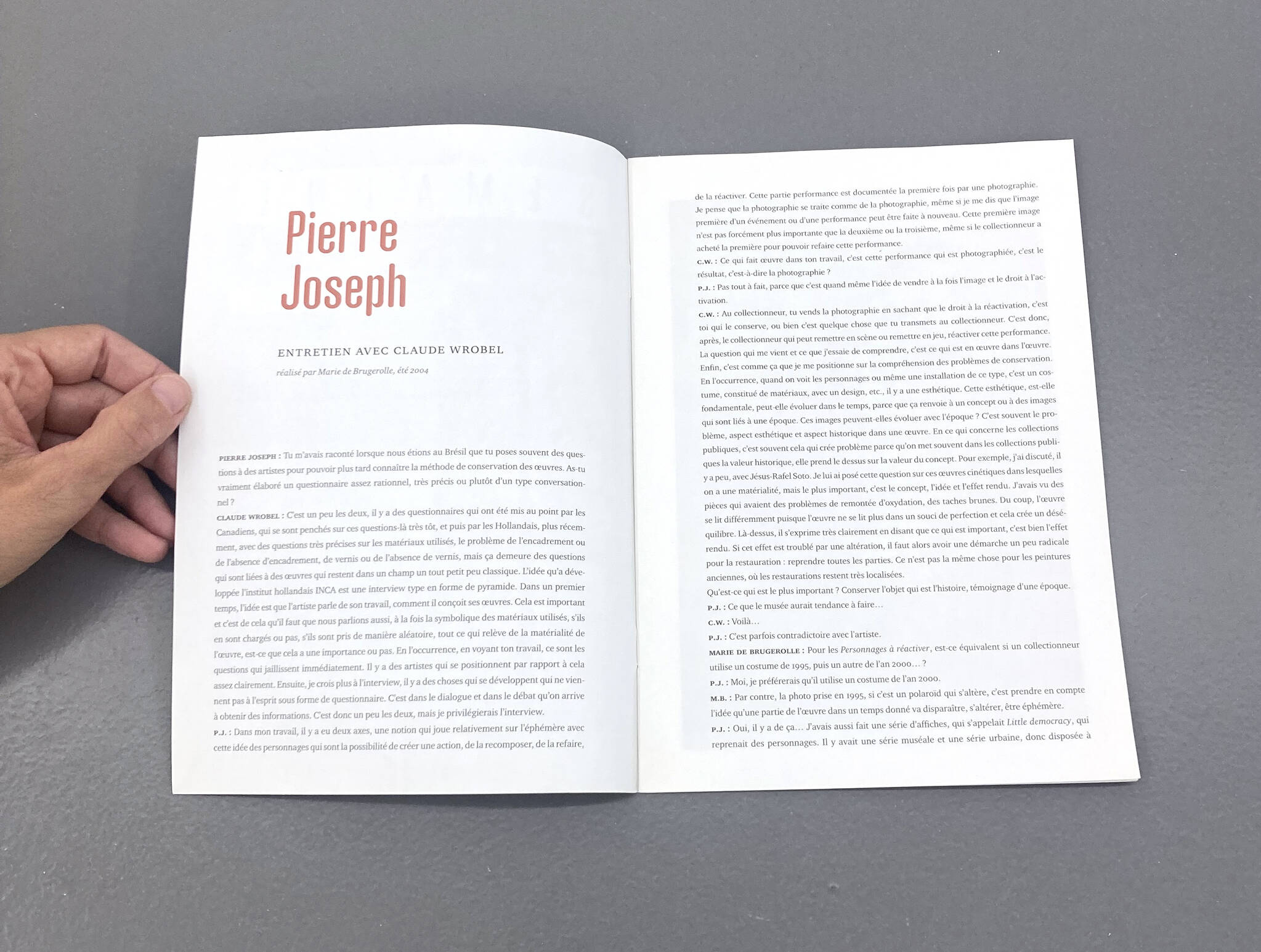 Semaine 39 04 no.22 / Un projet de Marie de Brugerolle