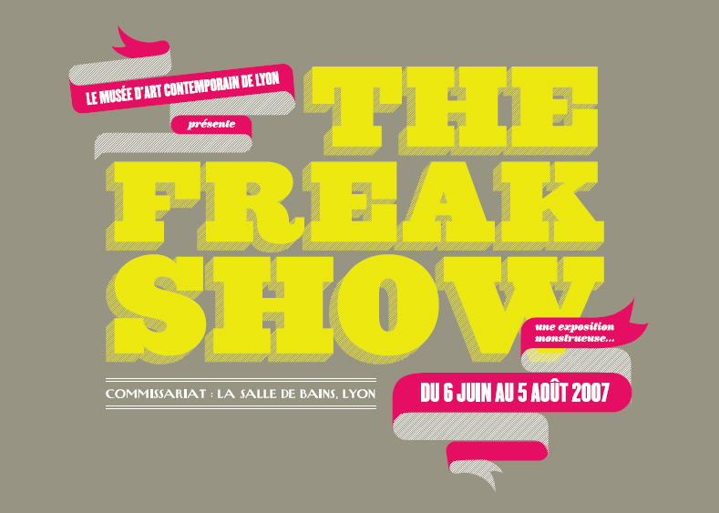 The Freak Show_carton d'invitation